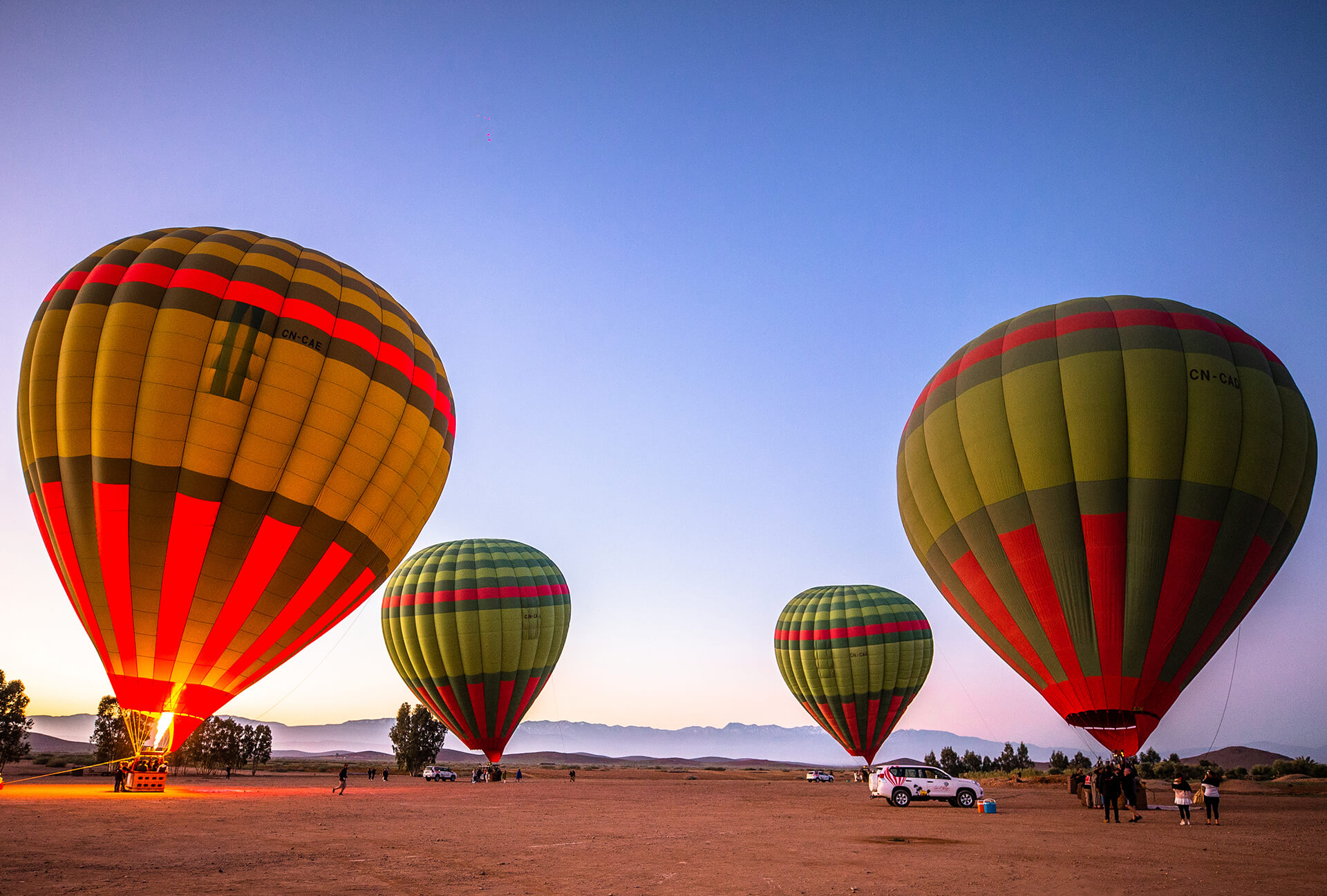 Vol en montgolfière à Marrakech au lever du soleil